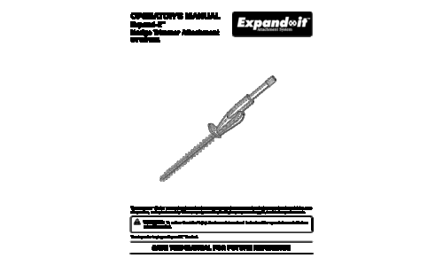 Ryobi Expand-It UT15703A User Manual