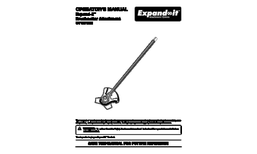 Ryobi Expand-It UT15702B User Manual