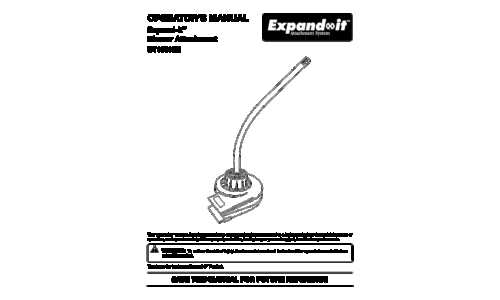 Ryobi Expand-It UT15519E User Manual