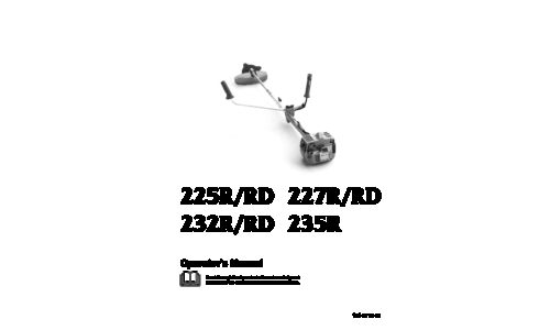 Ryobi 232RD User Manual