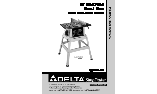 Delta Ts200ls User Manual