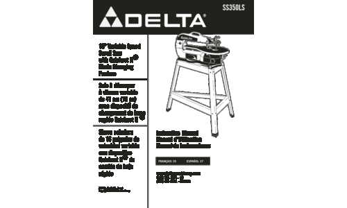 Delta SS350LS User Manual