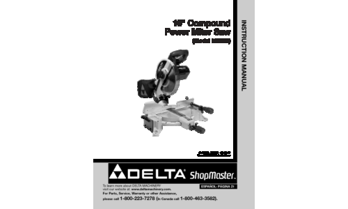 Delta MS350 User Manual