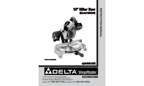 Delta MS210 User Manual