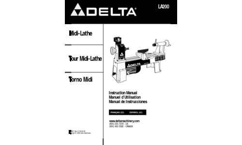 Delta LA200 User Manual