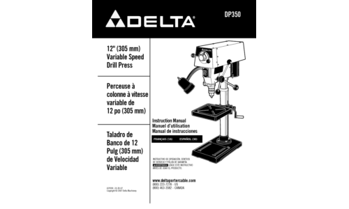 Delta DP350 User Manual