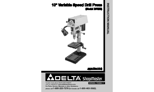 Delta DP250 User Manual