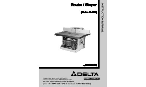 Delta 902118 43-505 User Manual