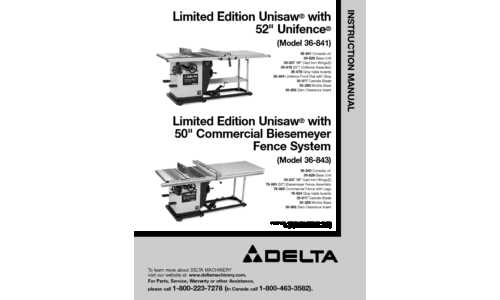 Delta 78-960 User Manual