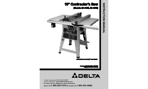 Delta 441 User Manual