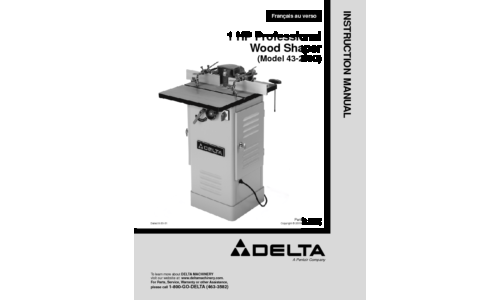 Delta 43-290C User Manual