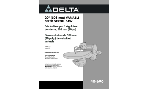 Delta 40-690 User Manual