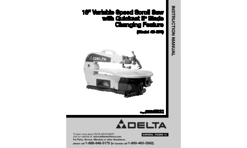 Delta 40-570 User Manual