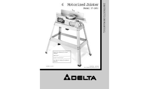 Delta 37-285 User Manual