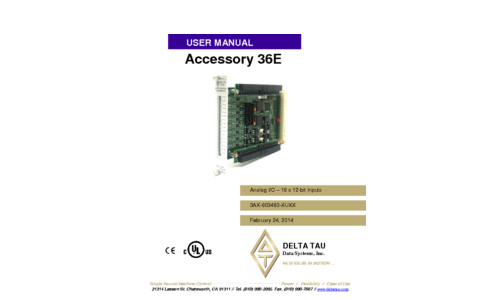 Delta 36-R31 User Manual