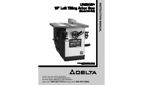 Delta 36-953 User Manual