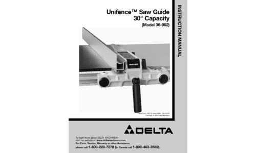 Delta 36-902 User Manual