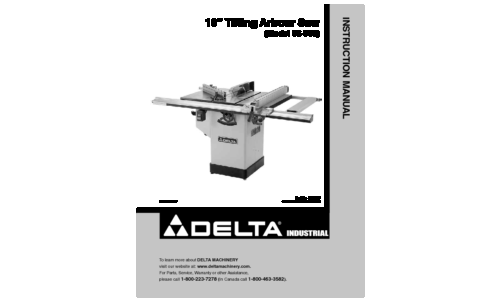 Delta 36-655 User Manual