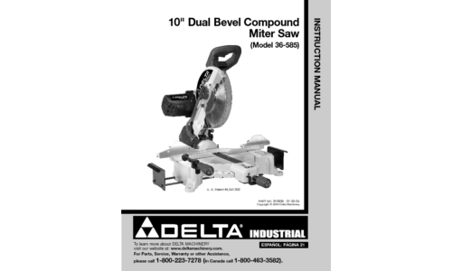 Delta 36-585 User Manual