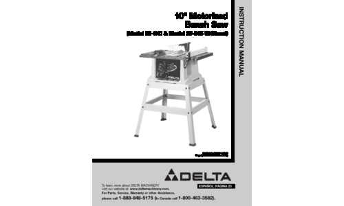 Delta 36-540 User Manual