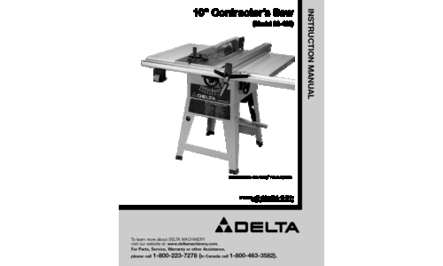 Delta 36-465 User Manual