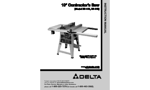 Delta 36-444 User Manual