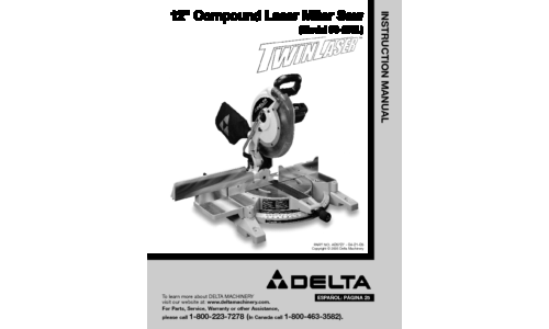 Delta 36-255L User Manual