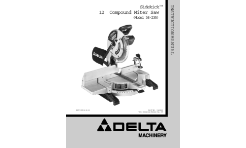 Delta 36-235 User Manual