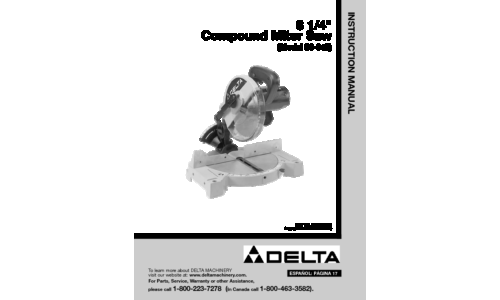 Delta 36-040 User Manual