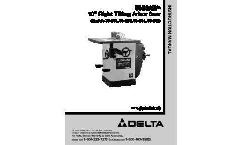 Delta 34-814 User Manual