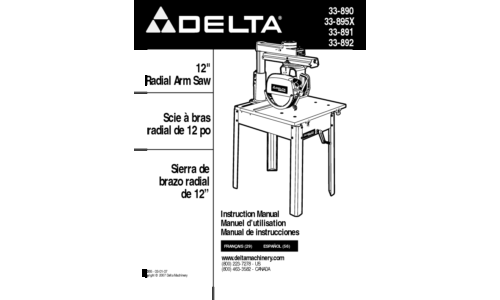 Delta 33-892 User Manual