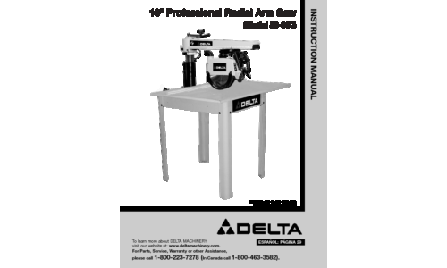 Delta 33-830 User Manual