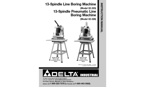 Delta 32-326 User Manual