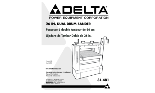 Delta 31-481 User Manual