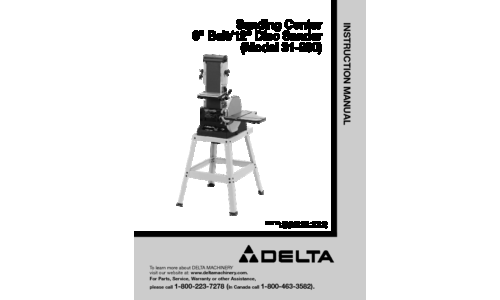 Delta 31-280 User Manual