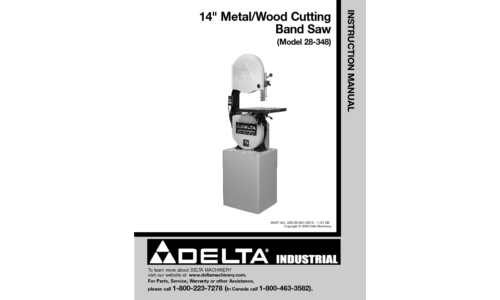 Delta 28-348 User Manual