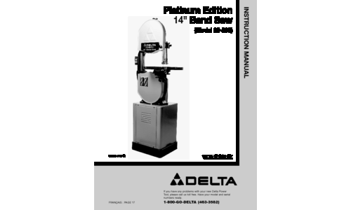 Delta 28-263 Cordless Saw User Manual