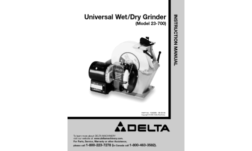 Delta 23-700 User Manual