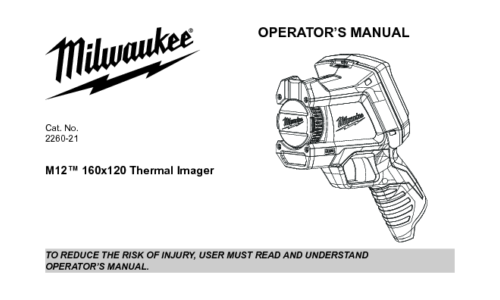 Milwaukee M12 IR User Manual