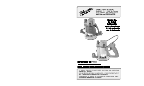 Milwaukee 5619-20 User Manual