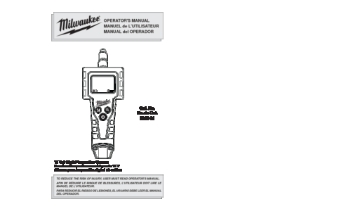 Milwaukee 2310-21 User Manual