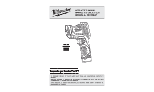 Milwaukee 2277-20 User Manual