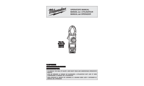 Milwaukee 2236-20 User Manual