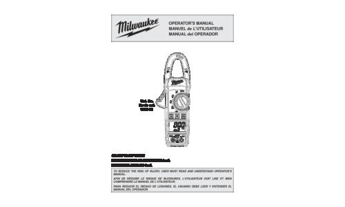 Milwaukee 2235-20 User Manual