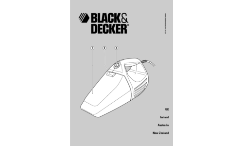 Black and Decker VH800 User Manual