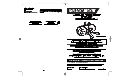 Black and Decker Power Series SL302B User Manual