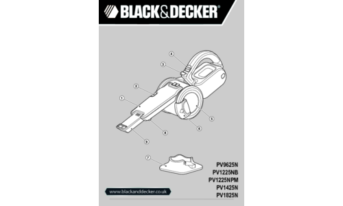 Black and Decker PV1225NPM User Manual