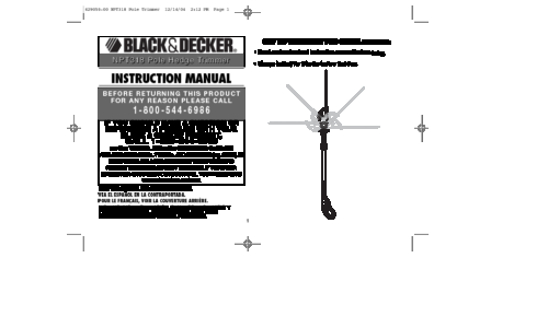 Black and Decker NPT318 User Manual