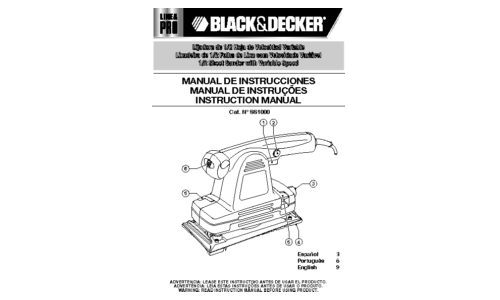 Black and Decker N SS1000 User Manual