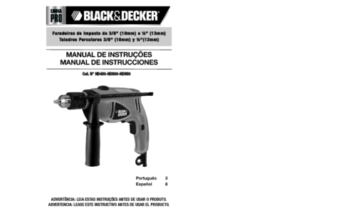 Black and Decker Linea Pro HD550 User Manual